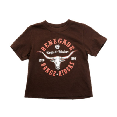 Cinch Infant Boy's ''Renegade Range Riders'' Brown T-Shirt MTT7672052