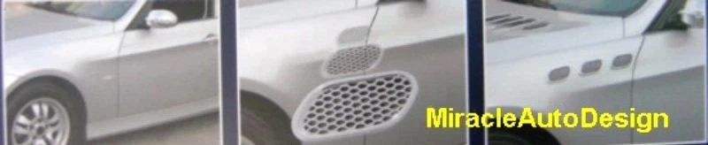 6 PCS MASERATI LOOK EXTERIOR AIR VENT SET FOR MERCEDES BENZ BMW AUDI VW PORSCHE - Image 4 of 4