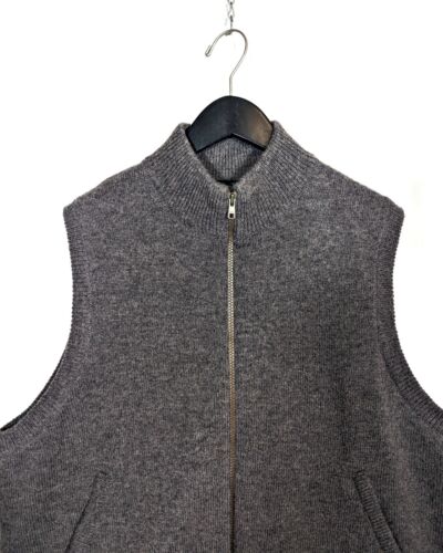 Cabela's Canadian Wool Windshear Vest Outfitter Solid Gray Full Zip Men's Large - Picture 3 of 7