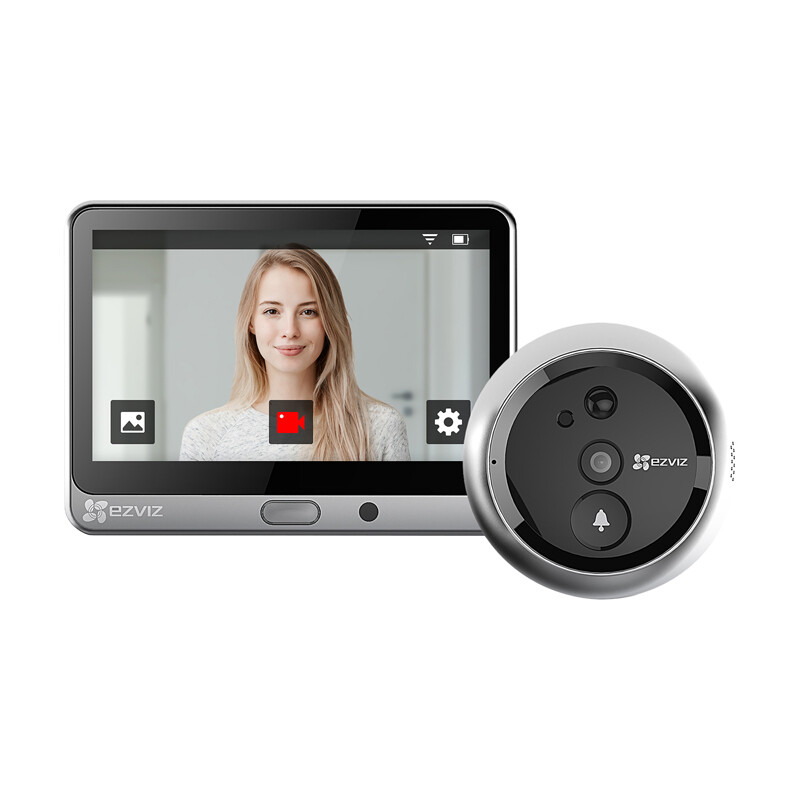 EZVIZ Videospioncino Touch Wireless 2K Display Touch 4.3" Infrarossi CSDP2
