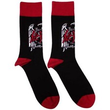 Slayer Eagle Crest Socks Black New