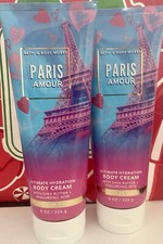 Bath Body Works Paris Amour Ultimate Hydration Body Cream 8 oz Set of 2 NEW