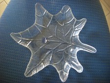 LEONARDO Deko Glas Schale Teller Anbietschale Blattform