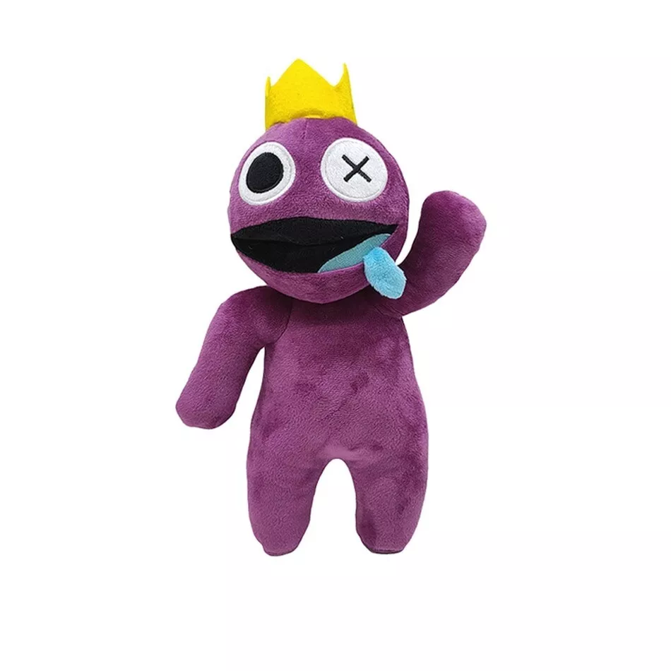 50cm Purple Rainbow Friends Plush Toys Cartoon Game Figure Dolls Kawaii  Purple Monster Soft Stuffed Animals