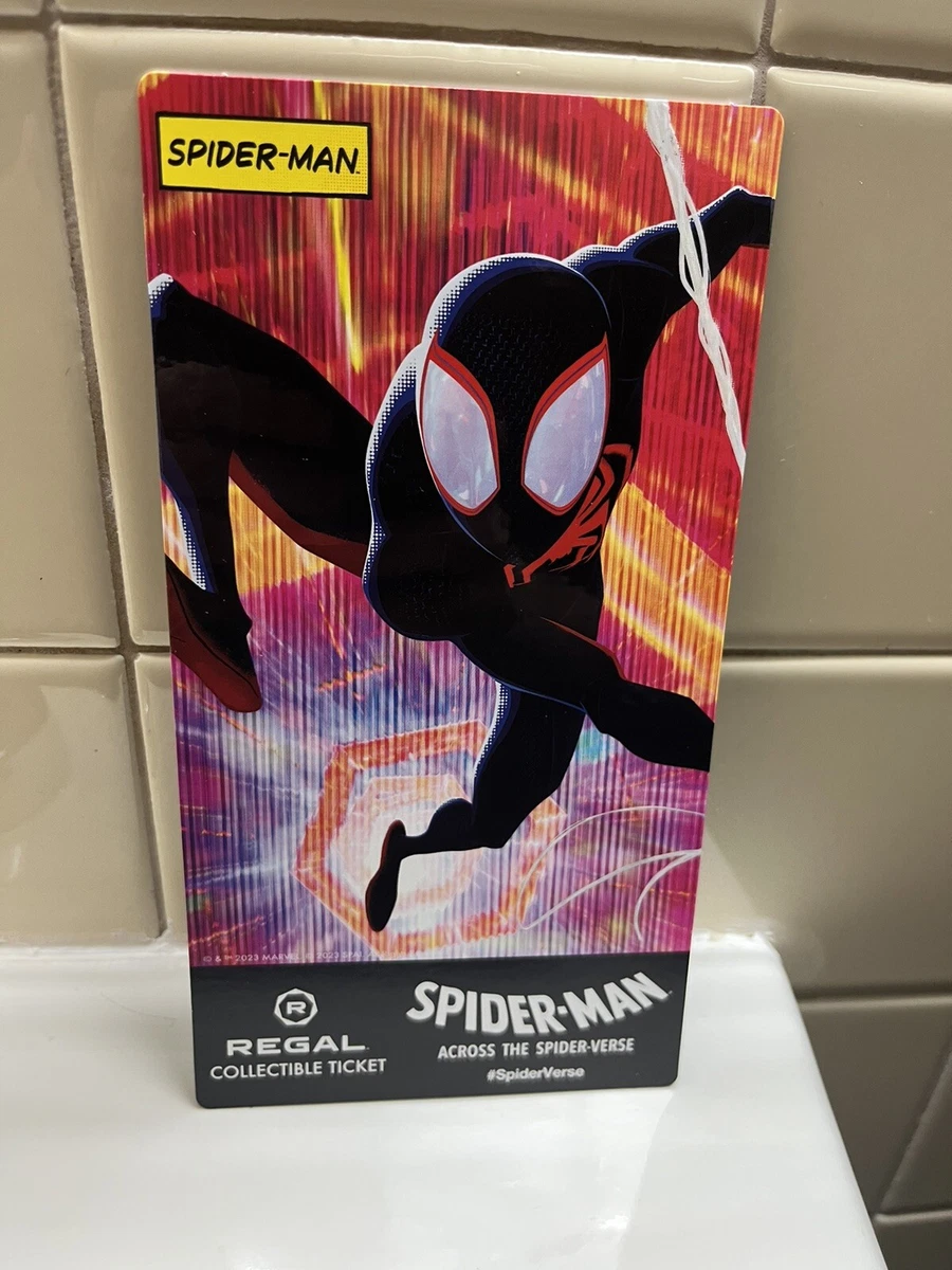 Set of 3 Double Sided Spider-Man Across the Spiderverse Collectible Ticket