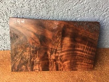 Walnut Burl Slab Billet Crafts Woodworking    7/8" x 7 3/4" x 12 3/4" #994