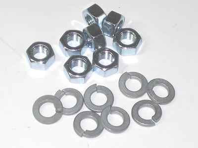 Norton brake rotor mount nuts & lockwashers 06-0348 disc nut washer set ...