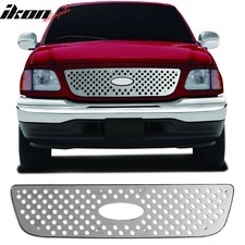 Fits 99-03 Ford F150 Pickup Stainless Steel Front Bumper Upper Grille Chrome Fits 99-03 Ford F150 Pickup Stainless Steel Front Bumper Upper Grille Chrome