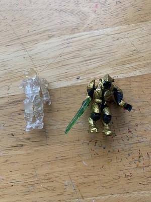 Halo Mega Bloks Construx  Elite Gold With Weapon