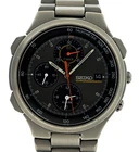 Seiko 40mm Vintage Titanium Chronograph 100M Watch Ref: 7T42-7A10! (Not Working)