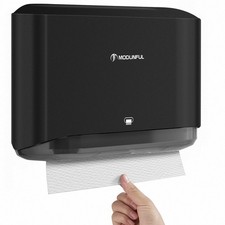 Black Multifold/Trifold/C Fold Paper Dispenser Wall Mounted Tissue Holder