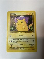 E3 Pikachu Promo Pokemon Card Set Base Guance Gialle 58/102