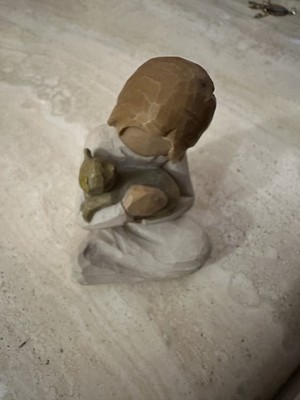 Willow Figurine Woman And Cat