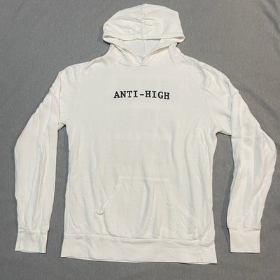 RIHANNA★ANTI TOUR SWEATSHIRT Rihanna ANTI High Hoodie White Large Tour Merch Graphic Pullover