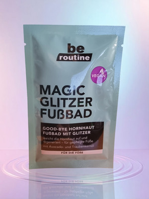 Be routine Magic Glitzer Fußbad NEU 40 g