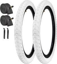2 Pack Bike Tires and Tubes BMX for Kids Bike 12.5"/14"/16"/ 18"/ 20"X2.125" Com