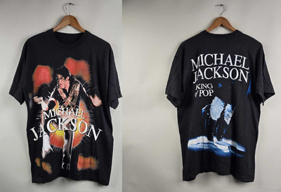 Michael Jackson King Of Pop Vintage 90s Graphic Band Tee Concert Shirt S-5XL
