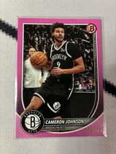 2025-26 Bowman Basketball #61 Cameron Johnson, Brooklyn Nets Pink /175