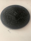 Vintage Black Pearlite Jewelry Trinket Box First Nations Carvings Canada — photo 3