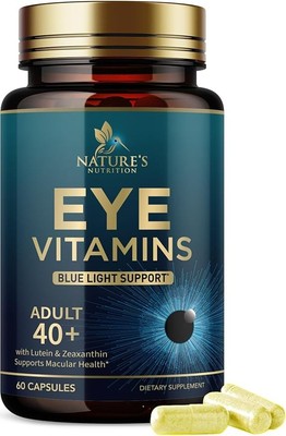 Eye Vitamins & Mineral Supplement - Contains Lutein, Zinc, Vitamins C, E & Zeaxa