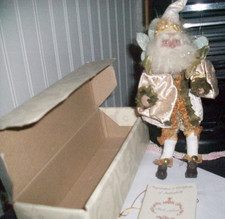 Mark Roberts Father Time Santa Fairy Ornament 10” 2002 In Orig Box w/ COA NICE