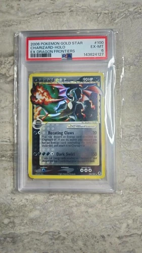Charizard Star (Delta Species) 100/101 Dragon Frontiers Holo PSA 6