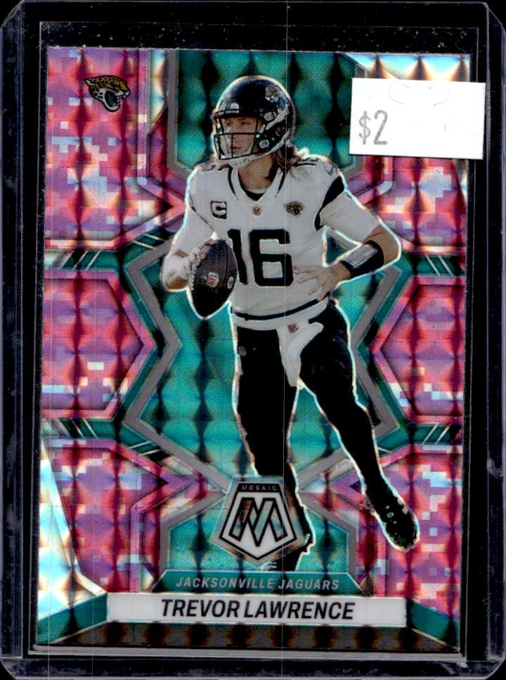 2022 Mosaic Trevor Lawrence Camo Pink #88 Jaguars
