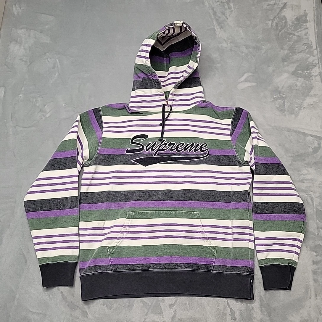 Supreme Striped Cotton Hoodies & Sweatshirts for Men for Sale