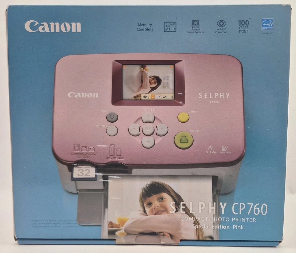 Canon SELPHY CP760 Digital Photo Thermal Printer - Image 2 of 4