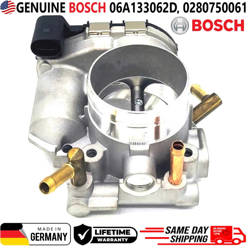 OEM BOSCH Throttle Body For 1998-2001 Volkswagen Beetle Golf Jetta, 06A133062D - Image 3 of 4