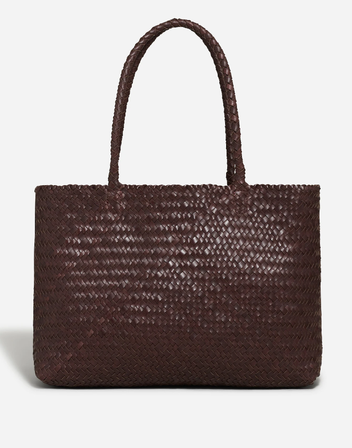 NEW Madewell - The Signature Woven Tote, Coffee Bean