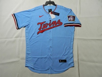 Authentic Minnesota Twins FLEX BASE Alternate Light Blue Jersey 48 