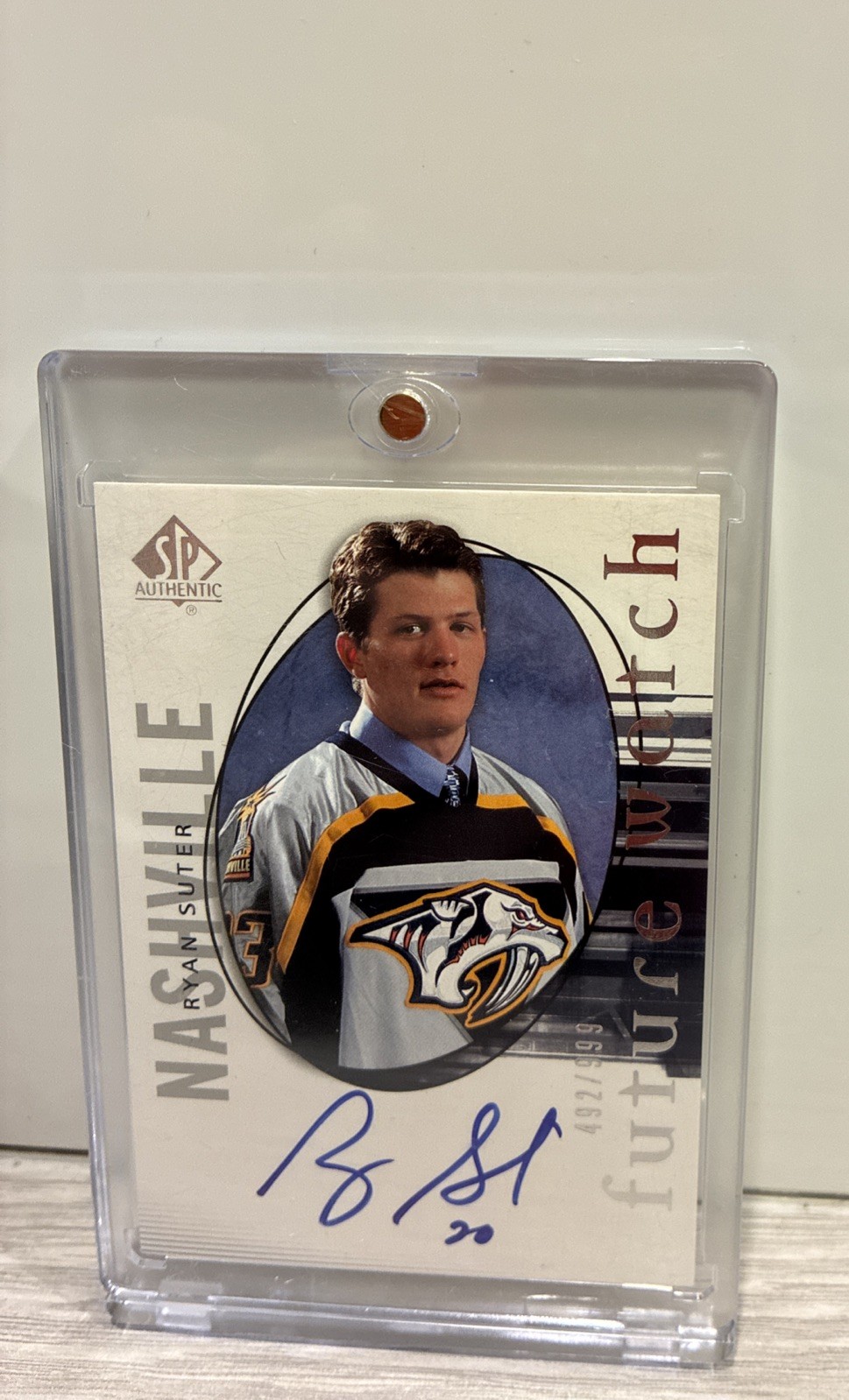 2005-06 SP Authentic - Future Watch Ryan Suter #492 /999 (AU, RC)