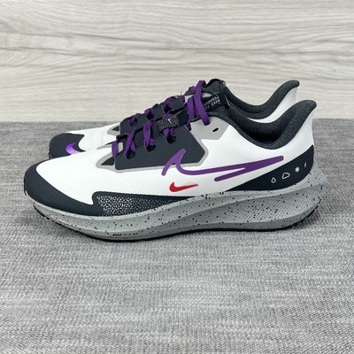 Nike Air Zoom Pegasus 39 Shield Light Bone Vivid Purple Womens 11