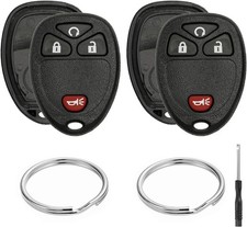 2 Pack Key Fob Case for Chevy Silverado 1500 2500 3500 HD Avalanche Equinox Expr