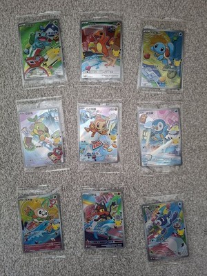 Pokémon TCG S-Chinese 30th Anniversary Vol.1 Full Complete Set Of 9 - Sealed Neu