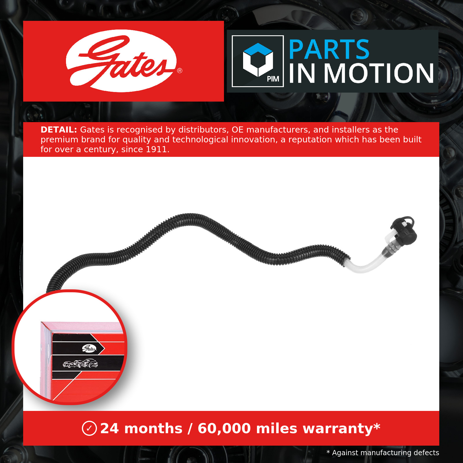 Moulded Fuel Hose / Pipe fits MERCEDES E270 S210, W210 2.7D To Filter 99 to 03