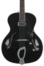 Guild T-50 Slim Dynasonic Hollowbody Guitar - Black