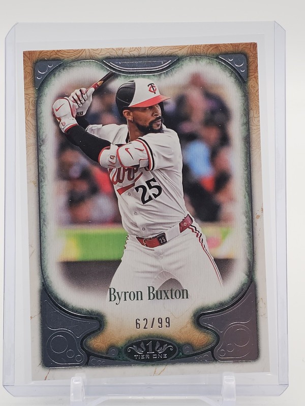 BYRON BUXTON 2026 TOPPS TIER ONE TIER 2 SILVER /99 #65 BASEBALL TWINS Q3694