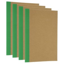A5 Notebook Ruled Lined Notebook, 4 Pack, Green, 30 Sheets/60 Pages