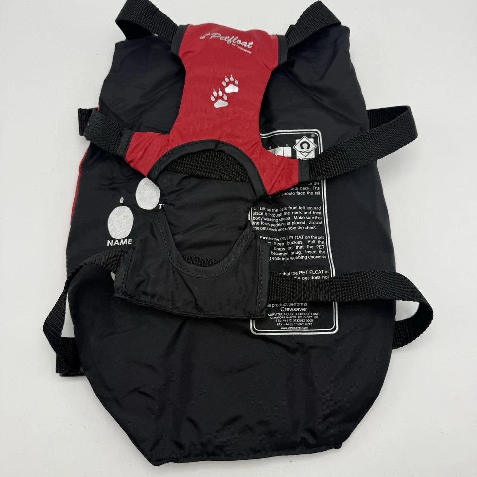 Crewsaver Pet Float Life Jacket Buoyancy Aid Small Dog Water Float Size Small - Image 2 of 4