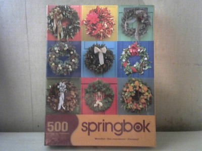 Springbok WREATHS 500 piece 18'' x 23.5'' puzzle
