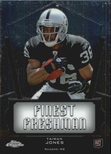 2011 Topps Chrome Finest Freshman #FFTJ Taiwan Jones Card