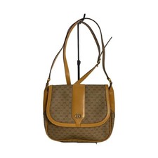 Borsa a tracolla Gucci in pelle marrone vintage autentica