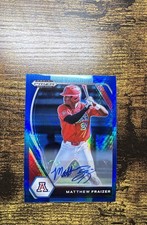 2021 Panini Prizm Draft Picks - Matthew Fraizer #PDP220 Blue & Carolina Blue...