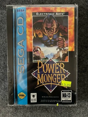 Power Monger Sega CD, 1994 NEW SEALED