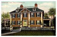 Postcard HOUSE SCENE Cambridge Massachusetts MA f/01 AR7970
