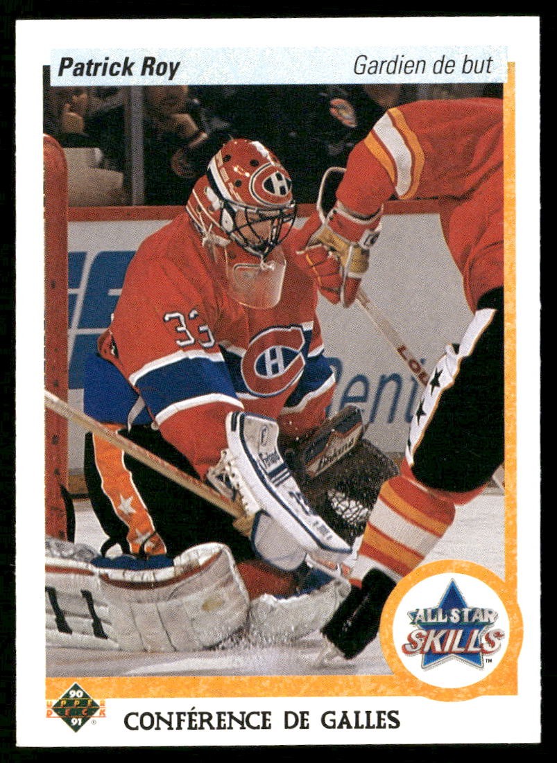 Patrick Roy 1990-91 Upper Deck French #496 - Montreal Canadiens
