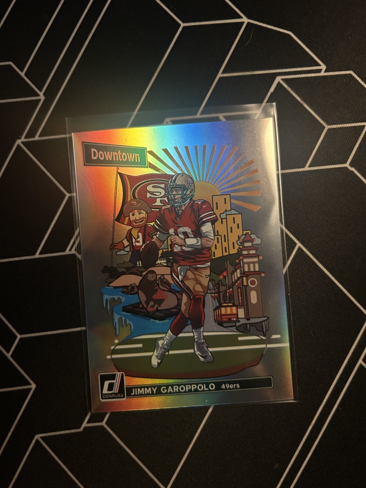 2018 Panini Donruss Jimmy Garoppolo Downtown  Rare SSP