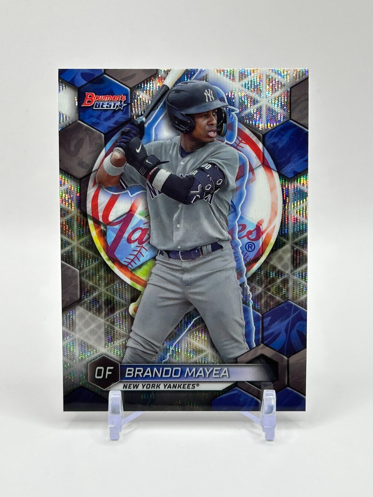2023 Bowman's Best Brando Mayea Wave Refractor #TP-16 Yankees